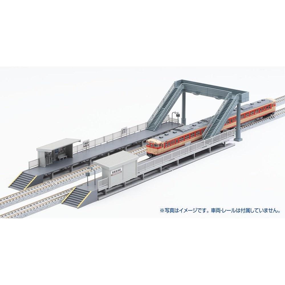 TOMYTEC TOMIX N Gauge Opposing Platform Set with Beam Construction Kit 4299 Railway Model Supplies