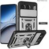 Slide Lens Armor Funda for OnePlus Nord CE4 Lite Case Stand Cover for OnePlus ACE 5 3 Pro 12 13 12R 13R OPPO K12 K12X 5G Case
