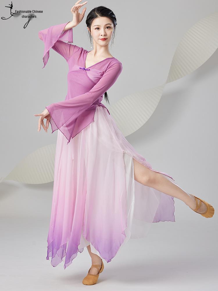 Damen Fließendes Klassisches Tanzkostüm-Set - Antiker Chinesischer Feenstil