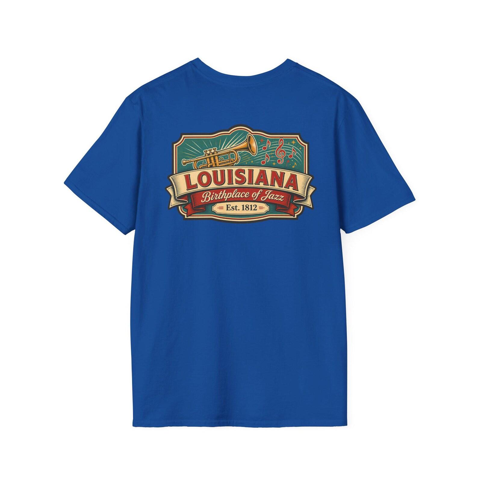 Louisiana Sportsman s Paradise T-Shirt | Vintage Mid-Century Travel Luggage Tag Tee | Pelican State Souvenir | LA Road Trip Gift 3XL