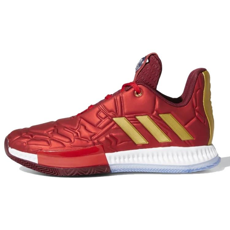 (GS) adidas x Marvel Harden Volume 3 J Heroes Among Us: Iron Man Kids EG2626 EU 36⅔