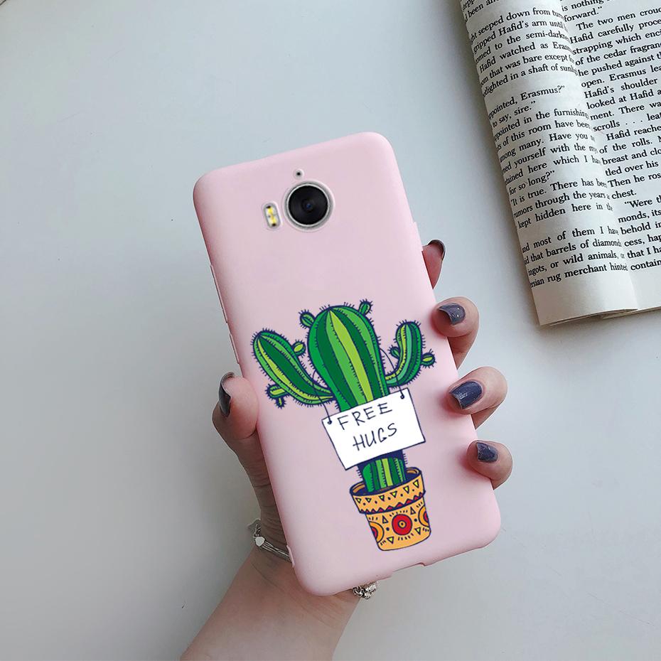 Phone Case for Huawei Y5 2017 Y6 2017 Case Mya-l22 Cases Soft Silicone for Huawei Y5 2017 Y6 2017 Cute Cartoon Back Cover fundas