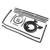 17 Pcs Door Tailgate Weatherstripping Seal Kit 2135478 Rubber Glass Roof Rail Seals Replacement for