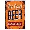 Vintage Style Metal Tin Sign for Kitchen Bar Coffee Shop Interior
