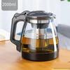 Clear Glass Tea Teapot, Heat Resistant Infuser, Tea Pot, Strainer Kettle, Teahouse Drinkware, Home Office, 1000ml, 2000ml, 1Pc