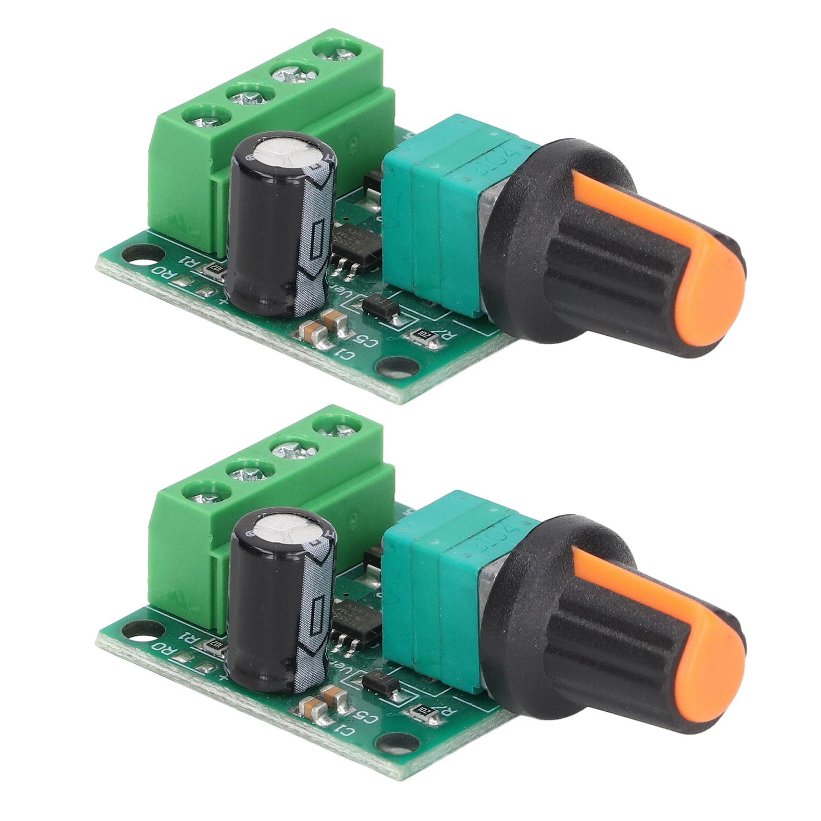 

2 комплекти регулятора швидкості двигуна ШІМ-регулятор перемикача DC 1,8 В12 В для насоса вентилятора