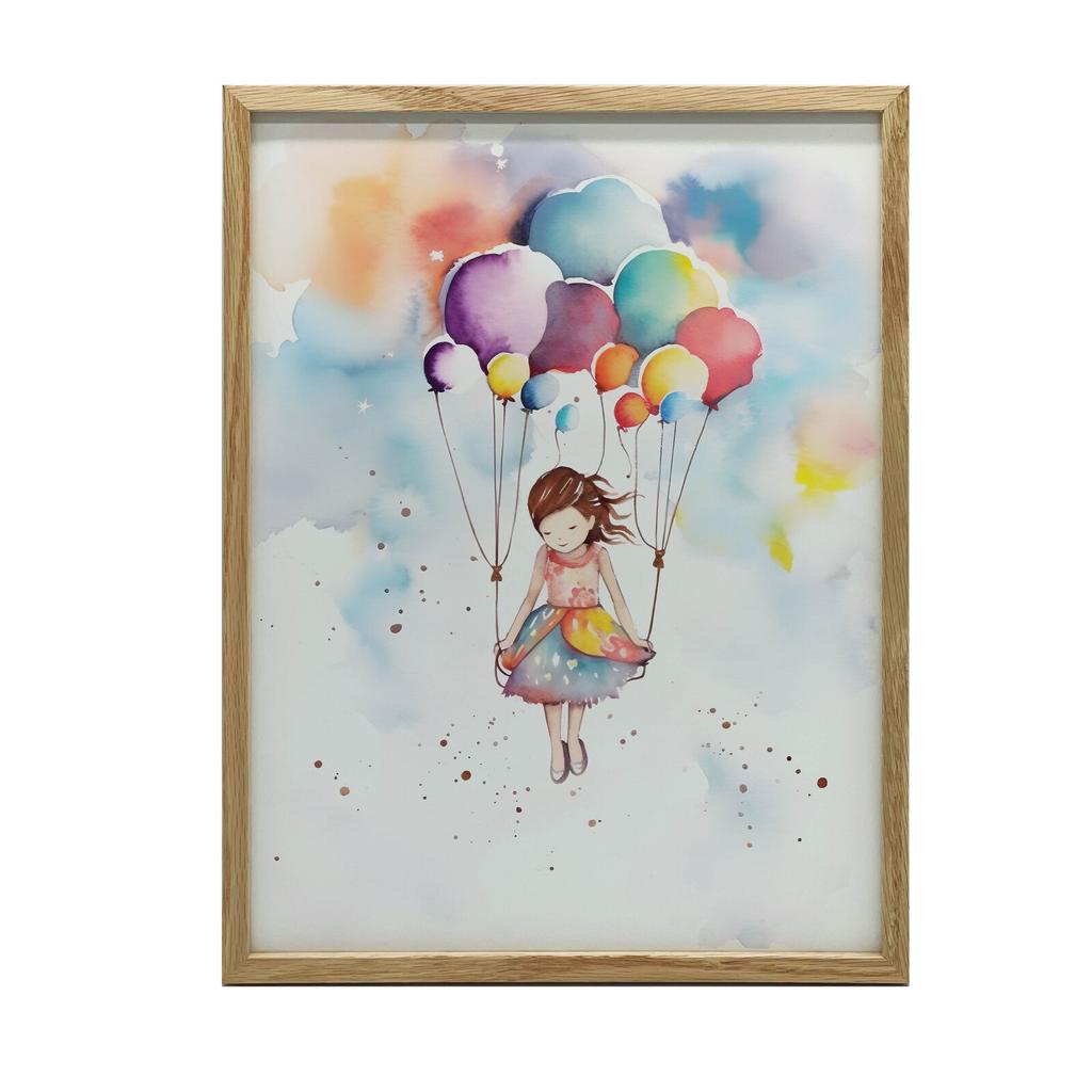 Balonowa Lekkość Balonowa Lekkość, 30X40 Cm, Bez Ramy, Płótno Premium Na Blejtramie