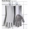 Waterproof Silicone Dishwashing, Laundry Gloves Kitchen Supplies Household Use No Harm To Hands Pet Bathing Cleaning Gloves Soft