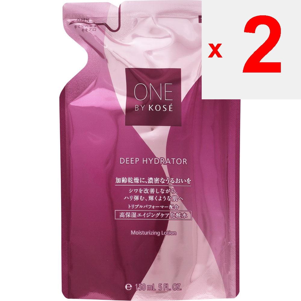 Kose One by kosei ONE BY KOSE Hidratante Profundo Tsumekaeyo 150mL (quase droga) Loção Aplicar na pele limpa após a limpeza. Aplicar na pele limpa após a limpeza