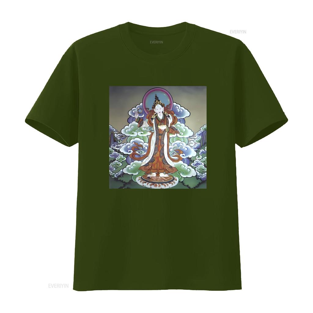 Achi Chokyi Drolma Dharma Protector Dharmapala Budha T Shirt for Fashion Casual vintage Washed Stretched homme Slightly graphic