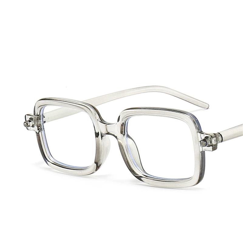 

Fashion Square Sunglasses Women Retro Rivets Decoration Gradient Shades Uv400 Men Sun Glasses Ins Rectangle Eyewear only 1pcs sunglasses