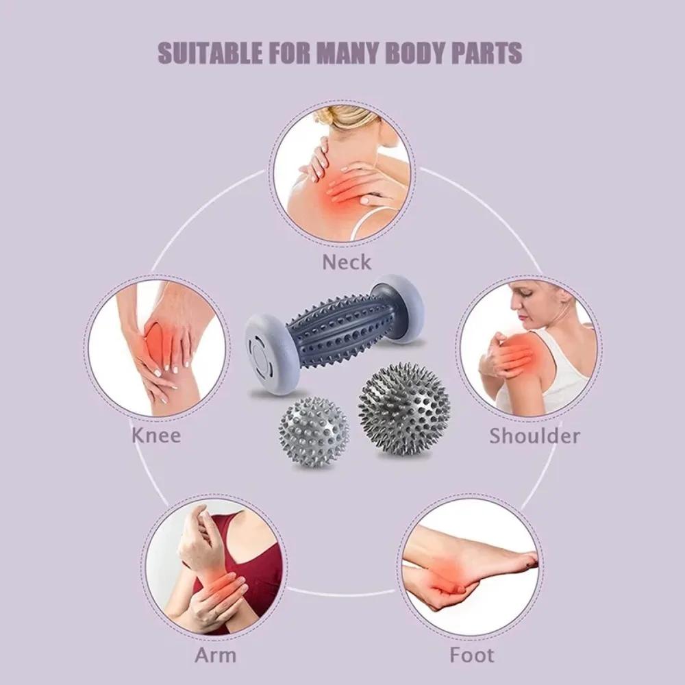 Durable And Safe Portable Foot Massager Roller Massage Ball Body Trigger Point Plantar Fasciitis Deep Tissue Massager Relief Sore Muscle Arm Body