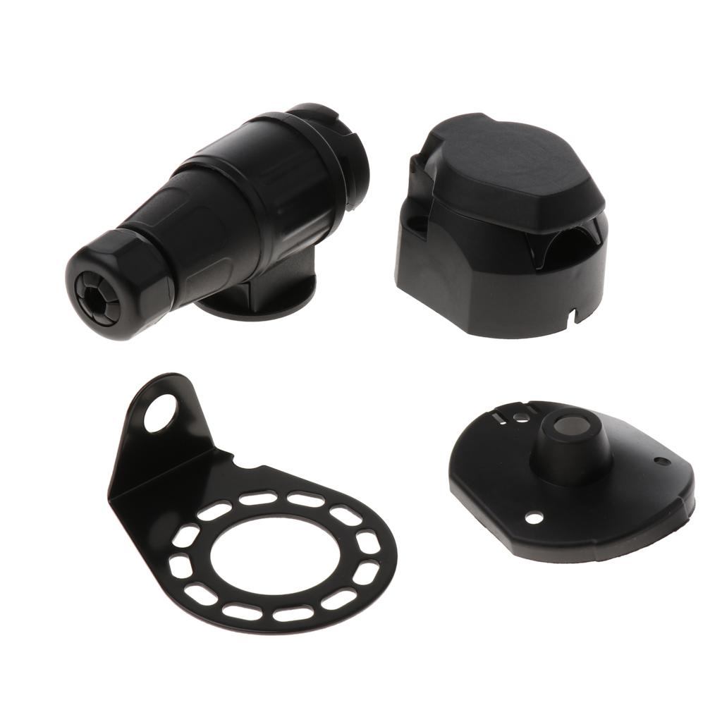 Electrical Plug Sockets 13 Pin Connector Adapter for Caravan Trailer Brake and Rear Lights Wiring Solution