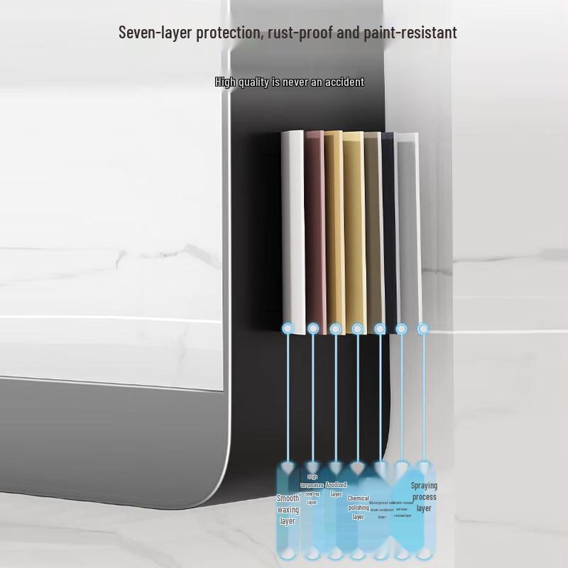 No-Drill Wall-Mounted Kitchen Spice Rack