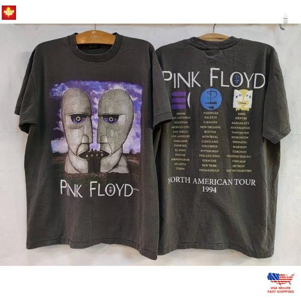 Trending Pink Floyd The Division Bell 1994 Tour T-shirt Size S-5XL Reprint Unisex T-Shirt XXXL