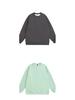 Autumn 2025 Men's Plus Size Loose Round Neck Solid Color Long Sleeve Hoodie