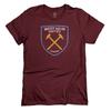 WEST HAM UNITED Crest Premium Cotton T-Shirt - 1863FC Unisex T-Shirt