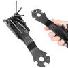 Folding Tool Set with Screwdrivers and Wrenches Portable Screwdriver Set Including Allen Wrenches for Household Repair