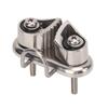 Boat Cam Cleat with Wire  ing Ring Sailboat Pilates Equipment 316 Stainless Steel Mirror Polished for 10mm Rope