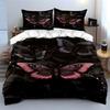 Pink and purple butterflies. Bedding sets Duvet cover sets Duvet covers Pillowcases(1*Duvet Cover 2*Pillowcases without duvet insert)