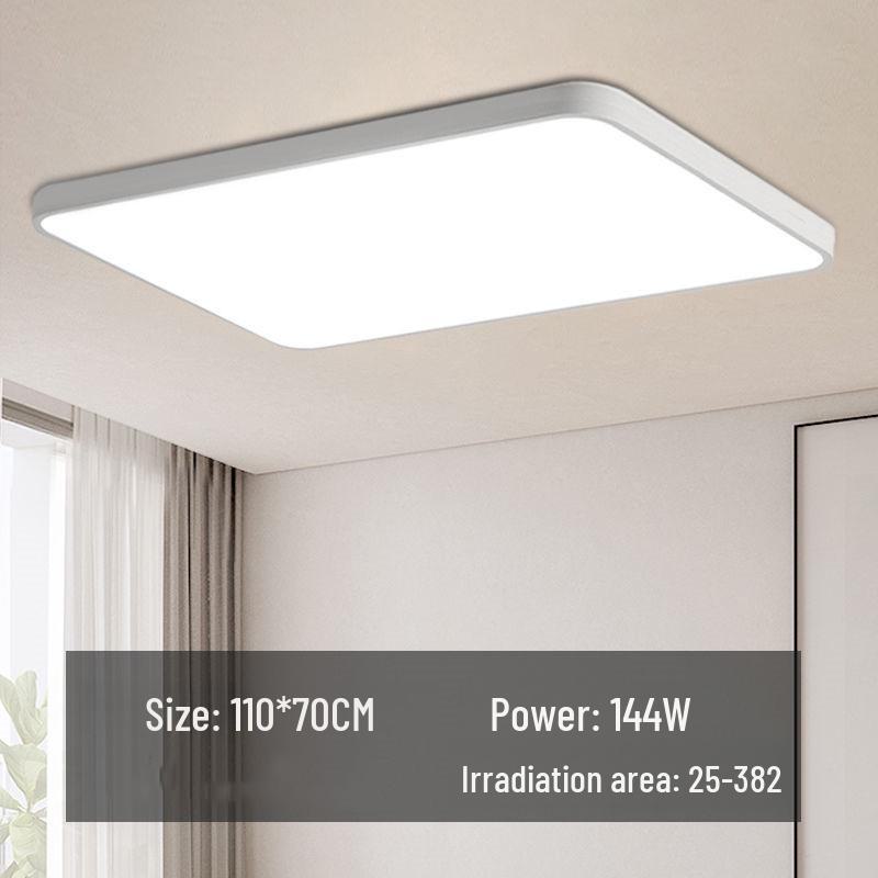 Nordische Moderne Ultraflache LED Rechteckige Deckenleuchte für Wohnzimmer und Schlafzimmer