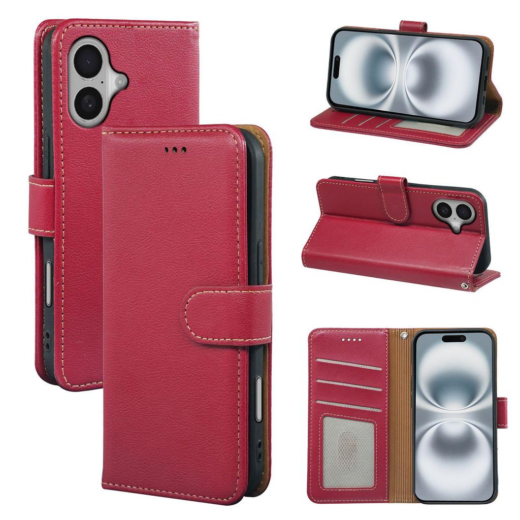 Lychee Pattern Anti-Theft Card Holder & Photo Frame Honor 600 Lite Leather Phone Case