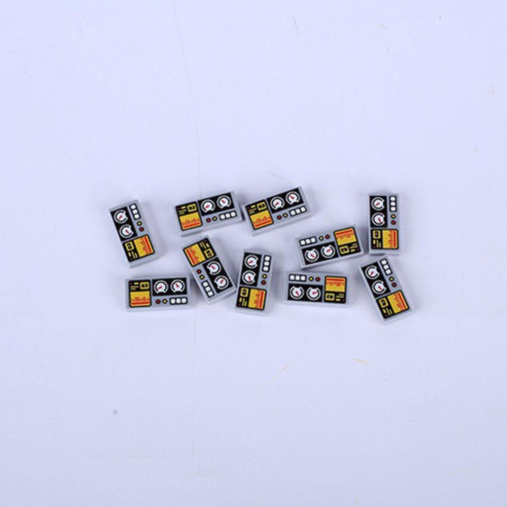 City Building Blocks Accessories Dashboard Audio Computer Control Center Radar Keyboard Mobile Phone Model Mini Brick Toy R054