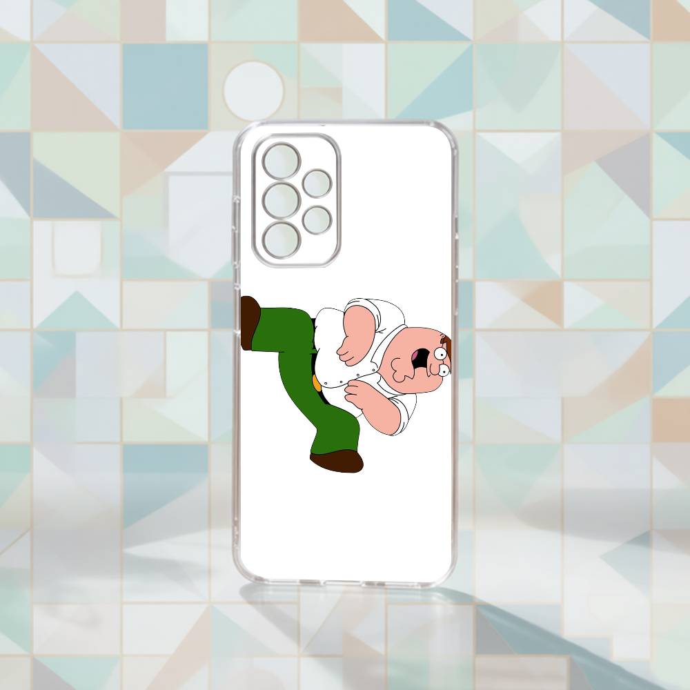 Cartoon F-Family Funny Guy   Phone Case Transparent Silicone Soft For Samsung S25,S24,S21,S22,S23,S30,Ultra,S20,Plus,Fe Samsung S225G