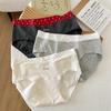 Plaid Whisper Breathable Mid-Waist Women's Triangle Shorts - Hip-Hugging, Thin, Spring & Summer Underwear