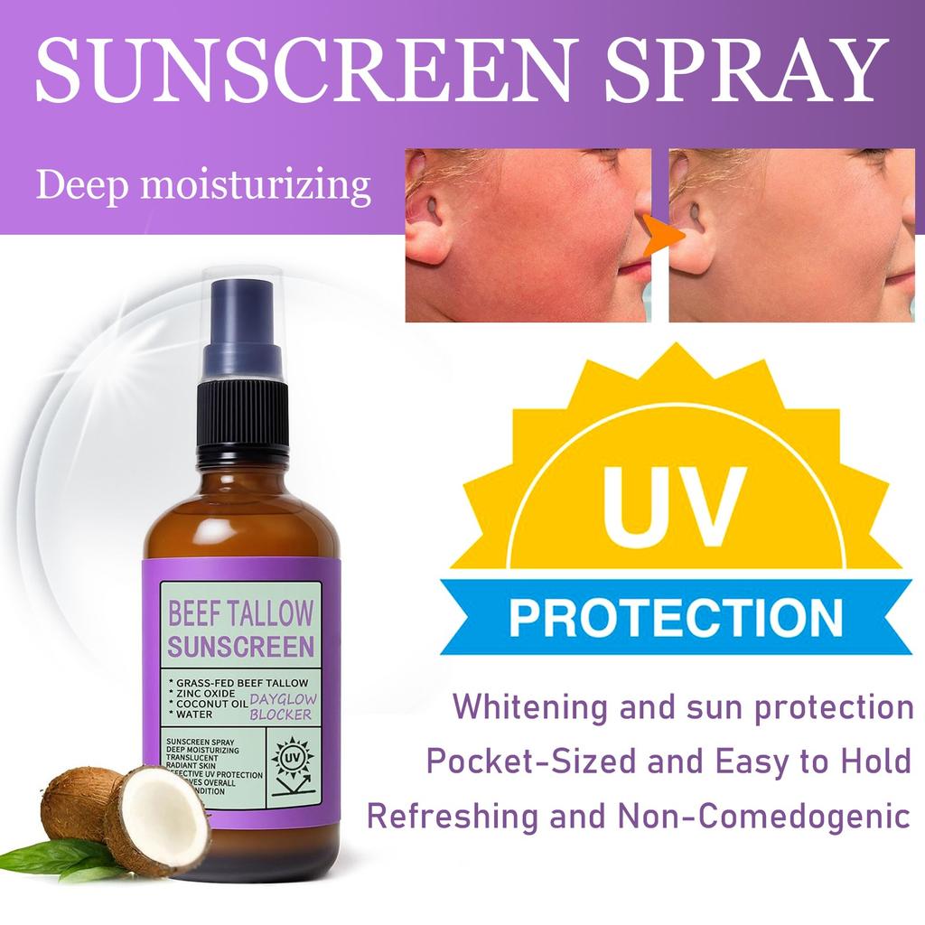 Butter Spray Moisturizing Summer Outdoor UV Refreshing 100ml