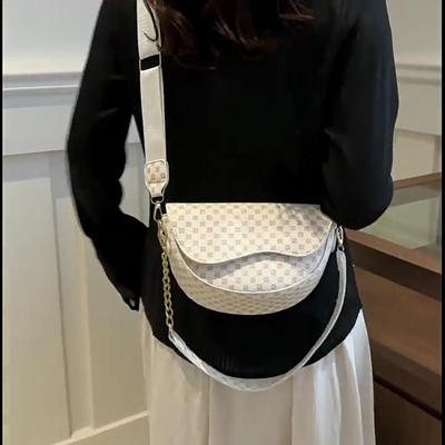 Women Saddle Shoulder Bag Portable Female Clutch Purse Handbags Crossbody Bag Fashion Ladies Small Messenger Bags ARI
