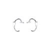 Not Piercing Lip Jewelry Punk Clip on Lip Rings Unique Body Accessory Gothic Design Stainless Steel Texture for Daily