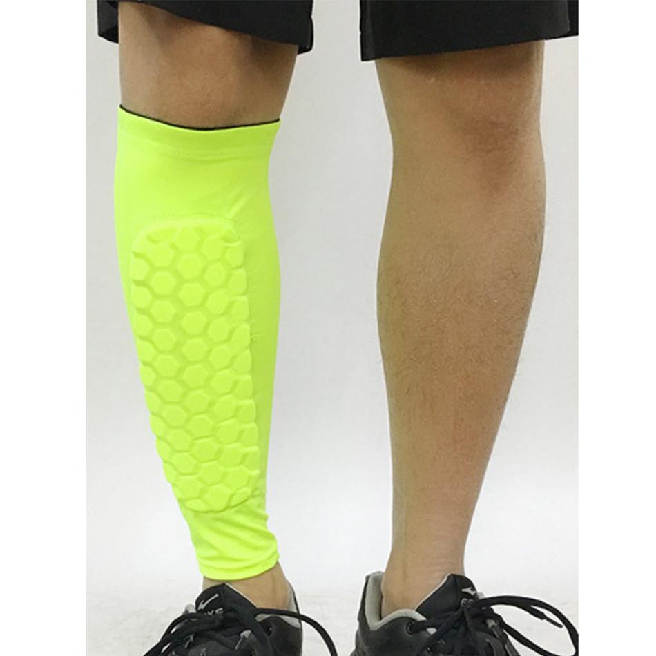 1 PC Honeycomb Shin Guard Professional Sports Football Shields Soccer Legging Shinguards Leg Sleeves Protective Gear