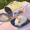Guinea Pigs Carrying Bag Portable Rabbit Transport Case Hamsters Accessories Handbag Breathable Small Animal Accessories