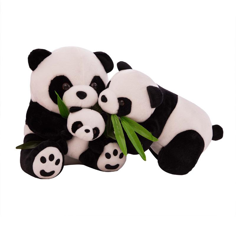 Panda Doll Plush Toy National Treasure Simulation Red Panda Doll Small Pendant Rag Doll Children'S Birthday Gift