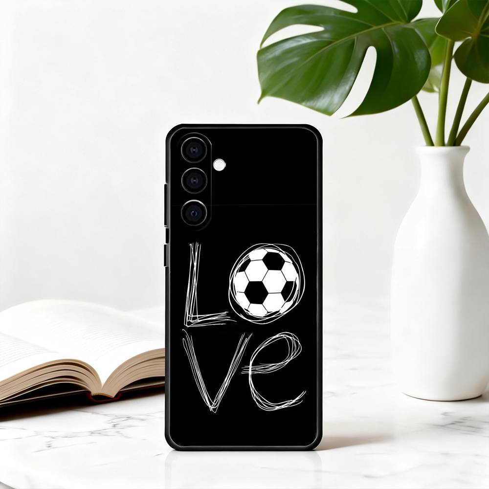 Cool F-Football Photo Phone Case For Samsung Galaxy A73,A72,A71,A70,A53,A52,A51,Others Soft Black Cover
