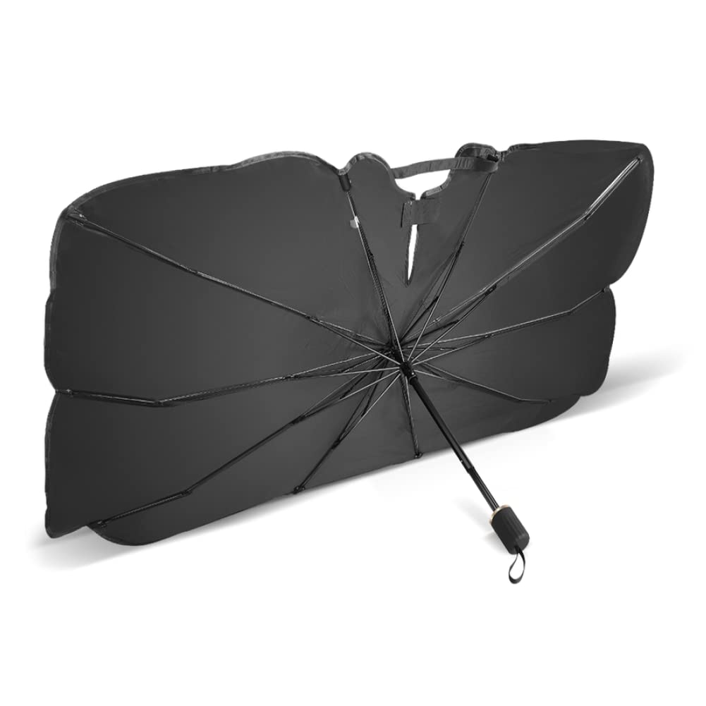 

Z.Myuki New Development Suzuki Car Umbrella Front Sun Shade Folding, 6 Layer Treatment, 10 Spacia Gear My Style чёрный