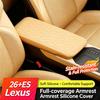 For Lexus ES300h 2026 Armrest Protector Cover Silicone Pad Center Console Mat Black Interior Accessories Upgrade Kit Plus