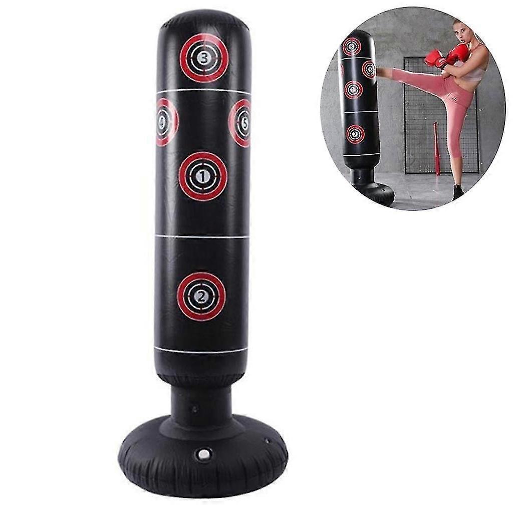 Box Bag Adult 160cm, Standbox Bag Punching Bag Standing Inflatable Box Bags Tumbler Adult Fitness