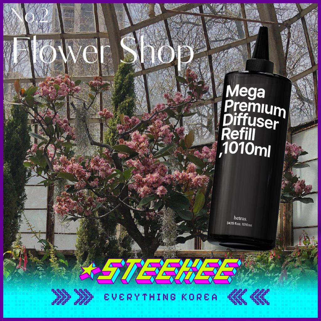 hetras Mega Premium Large Capacity Diffuser Refill 1010ml by Steekee Korea 3046