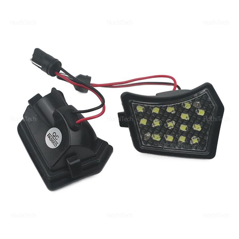 2X LED Lighting Under Side Mirror Puddle Light for Jaguar XJ XF for Volvo V40 V50 V60 V70 MK3 C70 MK2 XC90 XC70 C30 S40 S60 S80