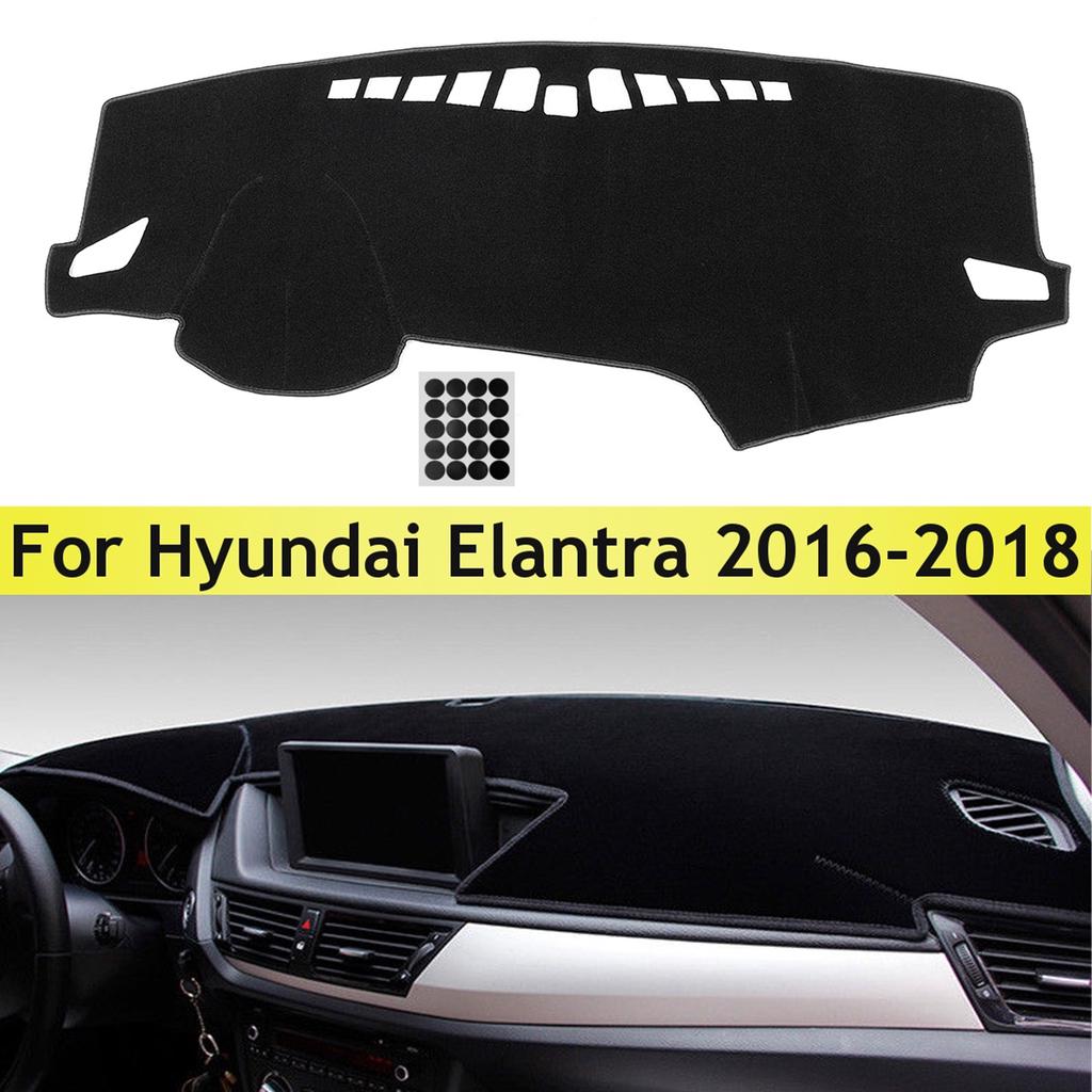 Dashboard Mat Carpet Black Left Hand Dash Cover For Hyundai Elantra