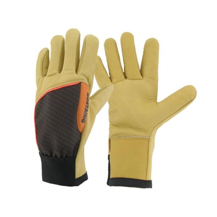Gants de protection - ROSTAING - Clôture spécial barbelés - Mixte - Noir - Taille 11