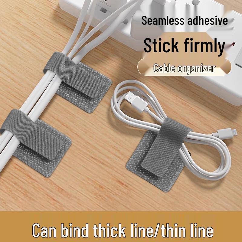 3M Self-Adhesive Hook & Loop Cable Ties Organizer for Power Cords