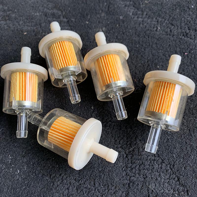 1pc Filter Filter Scooter Motorcycle Moped Scooter Dirt Diy Accessories Universal 8mm Hose Motorcycle Petrol Gas Fuel Oil