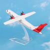 1Pc 16Cm Fk50 Atr Plane Airplane Model Aircraft Model Diecast Metal 1/400 Scale Planes Alloy Airplane Model Collection Gift Toy