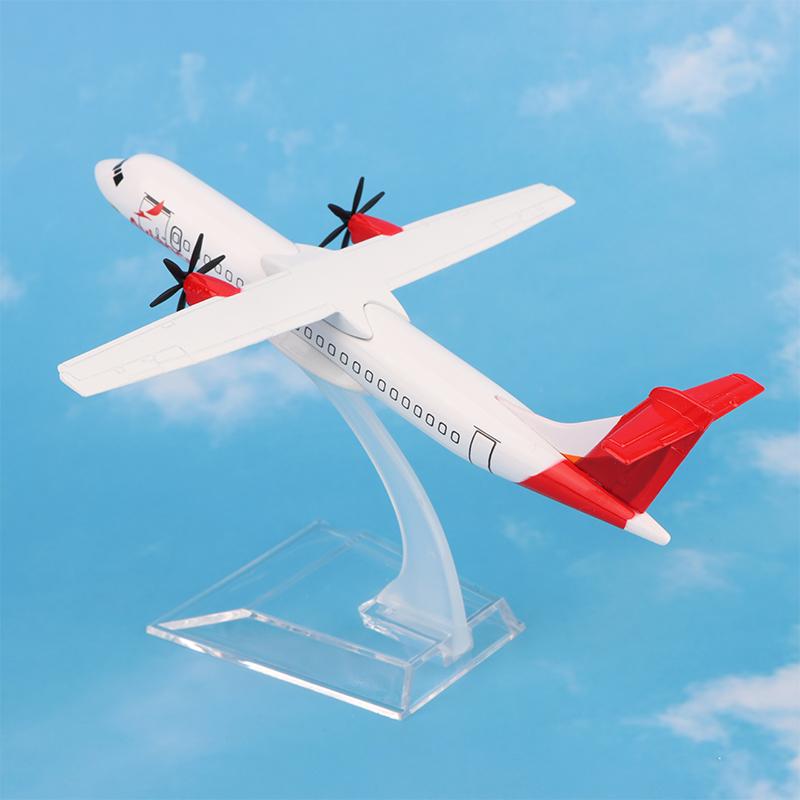 1Pc 16Cm Fk50 Atr Plane Airplane Model Aircraft Model Diecast Metal 1/400 Scale Planes Alloy Airplane Model Collection Gift Toy
