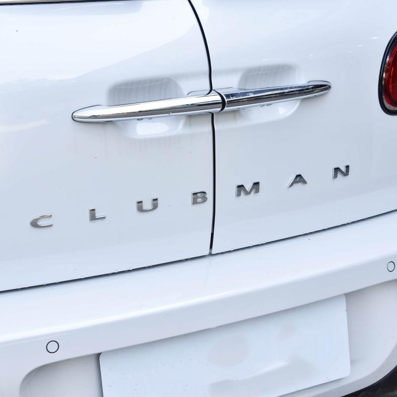 3d ABS Black Car Letters Clubman Logo Trunk Emblem Badge Decal For Cooper S F54 R55 R 55 JCW Clubman Sticker Accessories