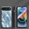 The golden silk of waves suitable for iPhone 17 Pro Max 16E 15 Pro 14 13 Plus 12 mini 11 XR Xs 7 8 16 Air black Glass Phone Case