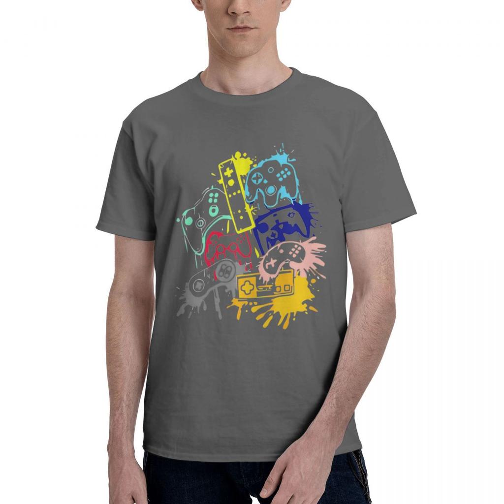 With Vibrant Retro Gaming 100 Cotton Casual Breathable Confortable Man Funny Ugus TShirts Mens Gifts